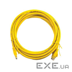 Патч-корд литий UTP RJ45 кат. 5Е 1 м (жовтий) ) (20009)