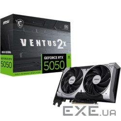Відеокарта MSI GeForce RTX 5050 8G Ventus 2X OC (V538-002R)
