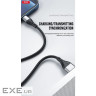 Дата кабель USB 2.0 AM to Lightning 1.0m 2.4A double-side grey XO (NB188-L-1-GR)