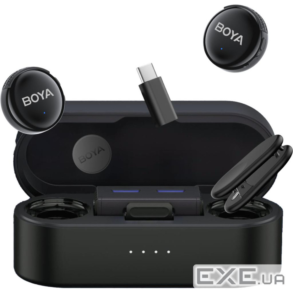 Мікрофон Boya LINK 3-02 Type-C/TRS Black