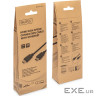 Кабель мультимедійний HDMI M to HDMI M 2.0m 4K60Hz w/Ethernet black Digitus (DB-330123-020-S)