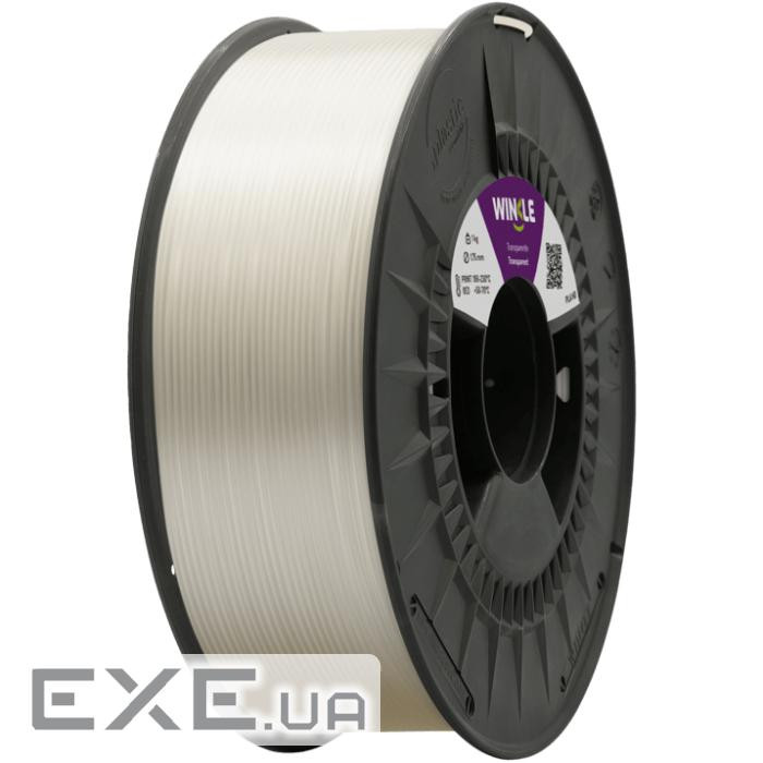 Пластик (Filament) WINKLE PLA HD 1кг, 1.75мм, прозорий (PHD01000175TRATRAWNK)