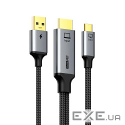Кабель CableTime HDMI - USB-C 4K60Hz, 2 м (CC18L) (CA916542)