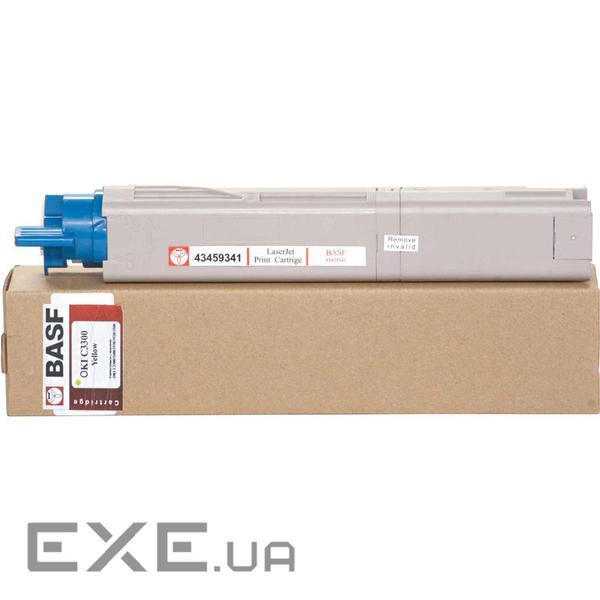 Картридж BASF для OKI C3300/3400 аналог 43459341 Yellow (WWMID-78308)