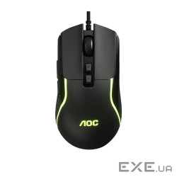 Мишка AOC GM170B LED USB Black (GM170B/LA)