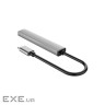 USB-хаб ORICO Type-C - USB3.0, 2xUSB2.0, TF (AH-12F-GY-BP)