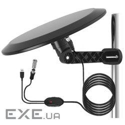 Цифрова антена HD-119 на штангу, Діапазон частот: 470-862мГц, Посилення 15дБ