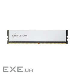 Модуль пам'яті EXCELERAM Black&White DDR4 3200MHz 16GB White Sark (EBW4163222X)