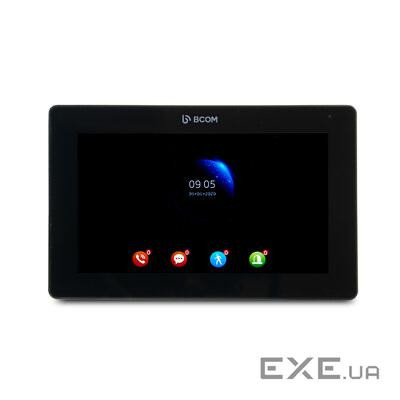7-дюймовий HD відеодомофон BCOM BD-770FHD / T-Black з підтримкою Tuya Smart та Wi-Fi модулем
