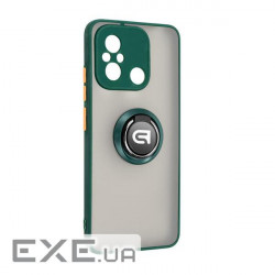 Чохол-накладка Armorstandart Frosted Matte Ring для Xiaomi Redmi 12C Dark Green (ARM68371)