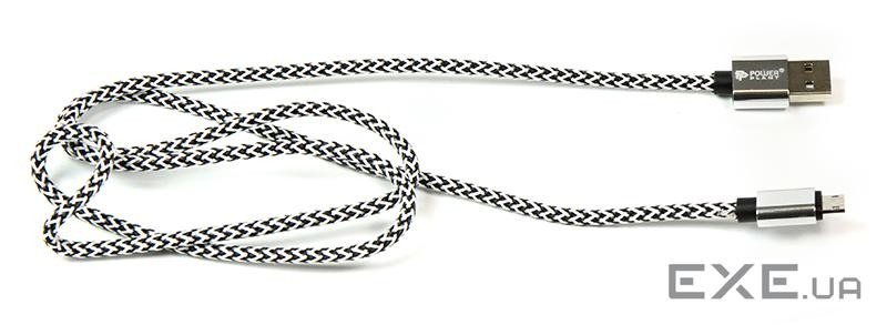 Дата кабель USB 2.0 AM to Micro 5P 1.0m PowerPlant (CA910212)