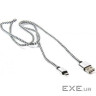Дата кабель USB 2.0 AM to Micro 5P 1.0m PowerPlant (CA910212)