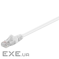 Патч-корд неекранований RJ45 UTP5e 20.0m,patch AWG28 D=4.5mm Gold Protect,білий (75.06.8505-5) (75.06.8505-5)