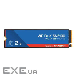 SSD M.2 NVMe 2TB WD Blue SN5100 SanDisk 3D QLC 7100/6700 MB/s (WDS200T5B0E) (WDBS4F0020BNC-WRSN)