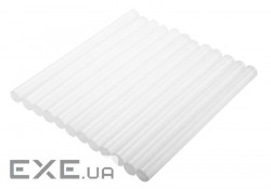 Клейові стрижні Topex 8 x 100 мм, 12 шт., прозорі (42E180)