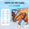 Кабель HDMI M - M, 8.0 м, V2.0, 4K 60Гц Aluminum alloy синій Vention (ALHSK)