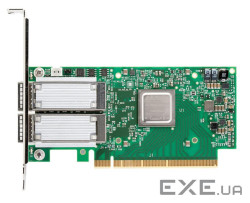 Mellanox ConnectX®-5 EN NIC, 50GbE dual-port QSFP28, PCIe3.0 x16 (MCX516A-GCAT)