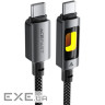 Кабель USB 2.0 Type-C M-M, 1.2 м 60W C21-03 Black Acefast (6974316284666)