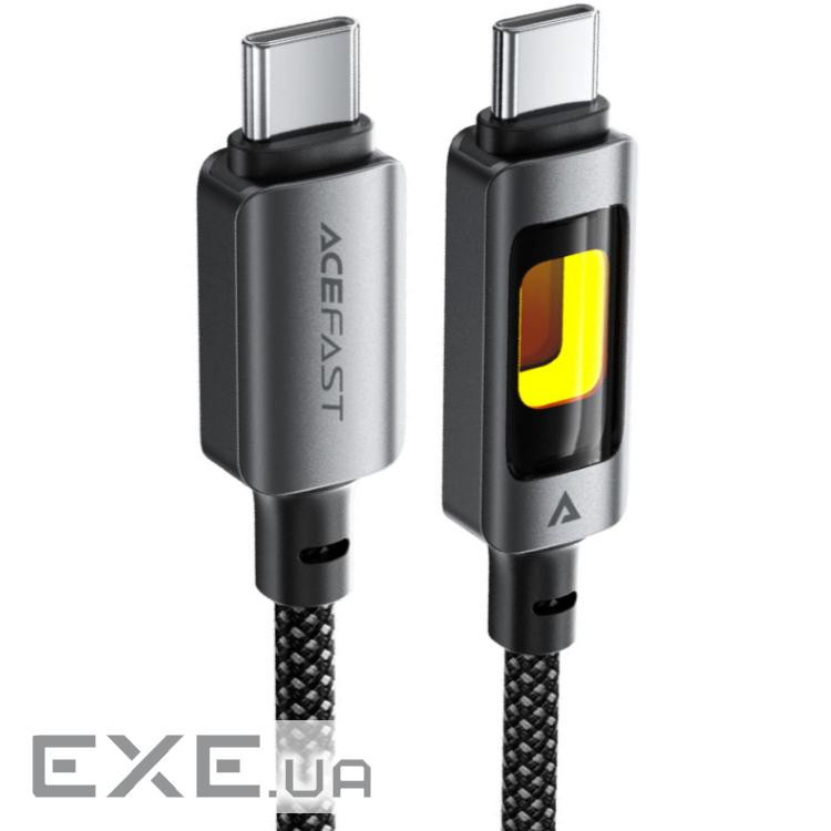Кабель USB 2.0 Type-C M-M, 1.2 м 60W C21-03 Black Acefast (6974316284666)