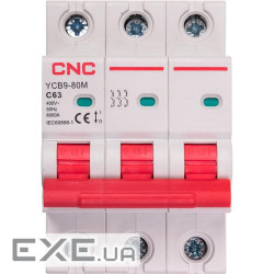 Модульний автоматичний вимикач CNC YCB9-80M 3P C63 6ka (NV821587)