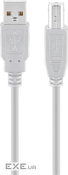 Кабель принтера Goobay USB2.0 A-B M/M 5.0m,AWG28 2xShielded D=4.5mm Cu (75.06.8714-1)