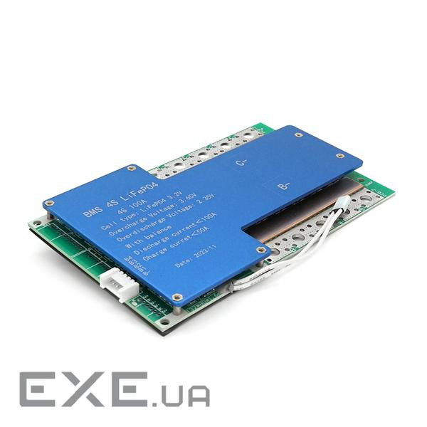 BMS плата Changfa LiFePO4 14.6V 4S 100A з контролем температури (CF-4S-100A)