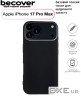 Чeхол-накладка BeCover для Apple iPhone 17 Pro Max Black (713762)