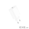 Зарядний пристрій BOROFONE BA21A USB-C PD20W white (6941991111402)