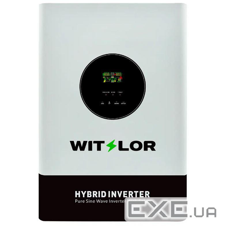 Гібридний інвертор WITSLOR HF11048-B, 1Ф-11kW, 48V, 200-400V, MPPT 90-500VDC, PV 500VDC, 19kg