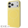 Чехол WAVE Color Circle с магнитным кольцом iPhone 17 Pro/18 Pro melow yellow (71118 melow yellow)