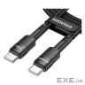 Дата кабель USB-C to USB-C 0.5m 100W black Essager (EXCTT1-XCB01)