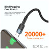 Дата кабель USB-C to USB-C 0.5m 100W black Essager (EXCTT1-XCB01)