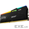 Модуль пам'яті KINGSTON FURY Beast RGB EXPO Black DDR5 6000MHz 16GB (KF560C30BBEA-16)