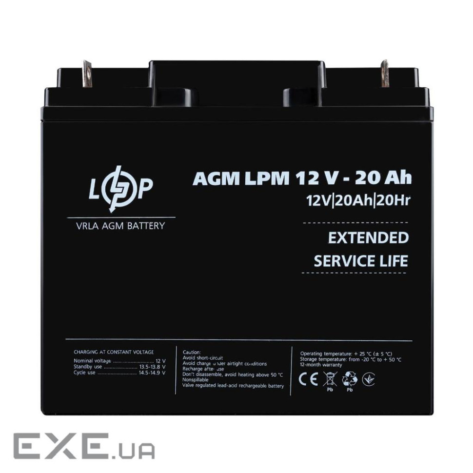 Аккумулятор AGM LPM 12V - 20 Ah (41817)