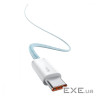 Кабель BASEUS Dynamic Series Fast Charging Data Cable Type-C to Type-C 100W 1м White (CALD000202)