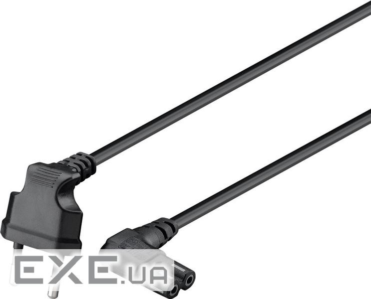 Кабель живлення пристроїв IEC(EuroPlug)-(C7)Euro8 M/M 0.3m (84.00.7065)