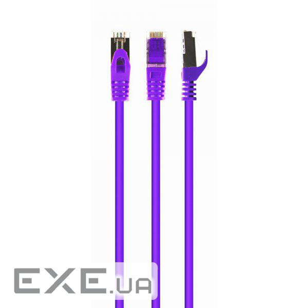 Патч корд, S/FTP, литий, 50u" штекер з фіксатором, 30 м, фіолетовий (PP6A-LSZHCU-V-30M) (PP6A-LSZHCU-V-30M)