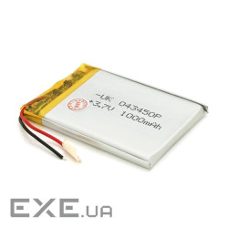 Літій-полімерний акумулятор 4*34*50mm 3,7V (Li-ion 3.7В 650мА&middot,год) (403450) ) (403450)