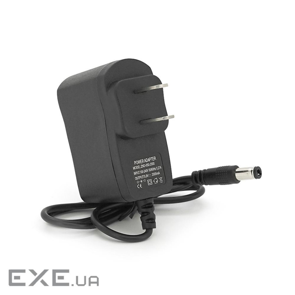 Імпульсний адаптер живлення Voltronic ZND-050-2000 5В 2А штекер 5.5 / 2.5 довжина 0.5м + перехідник