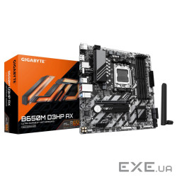 Материнська плата AMD B650 SAM5 MATX B650M D3HP AX 1.3 GIGABYTE