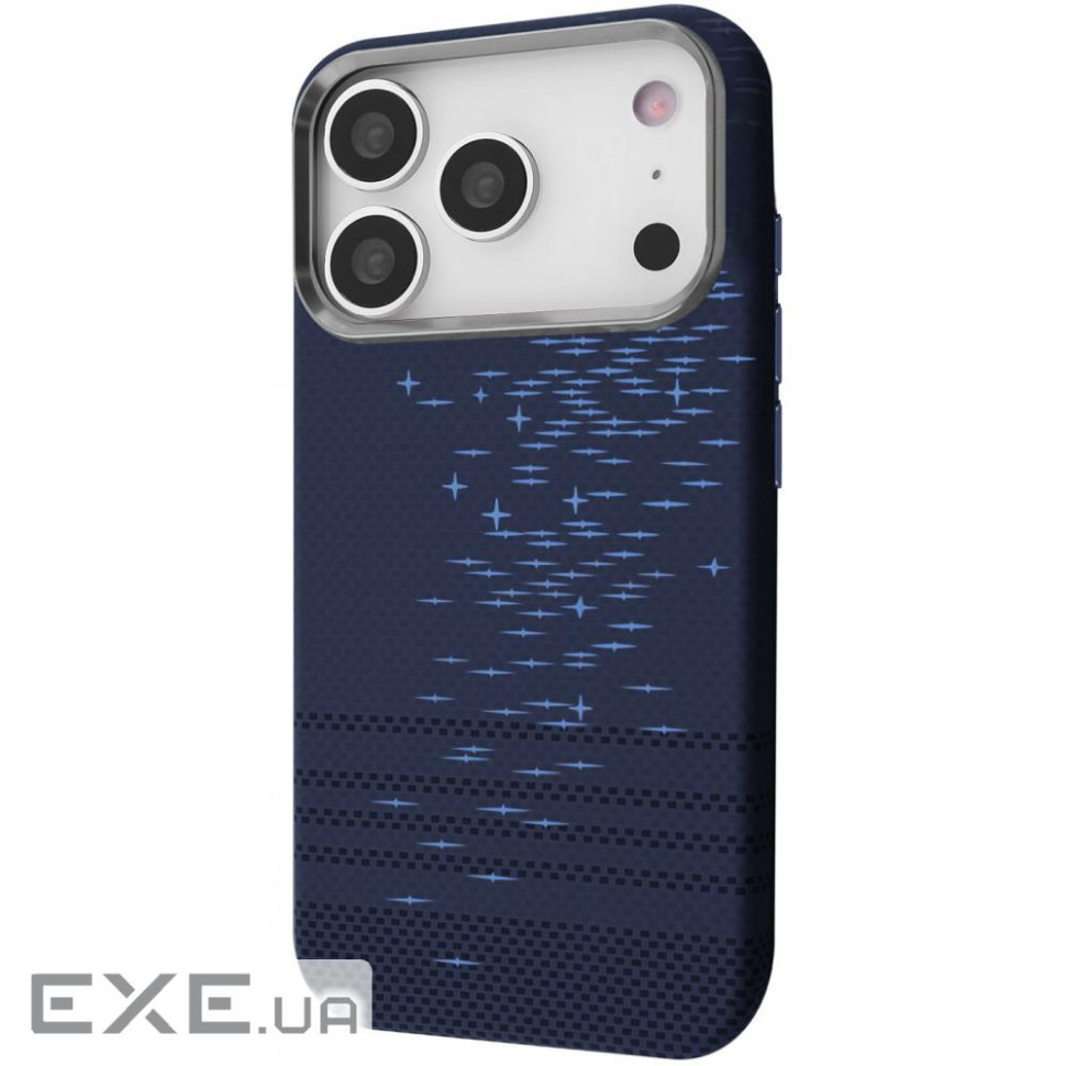 Чехол Gleam Case with Magnetic Ring iPhone 17 Pro moonlight/dark blue (PCGCIP17P076)