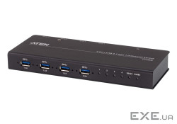 2-портовий Industrial USB 3.2 Gen1 перемикач для спільного використання 4-х периферій (US3344I-AT-G)
