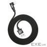 Дата кабель USB 2.0 AM to Lightning 2.0m 1.5A 90 corner black Baseus (CALMVP-A01)
