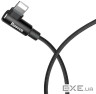 Дата кабель USB 2.0 AM to Lightning 2.0m 1.5A 90 corner black Baseus (CALMVP-A01)