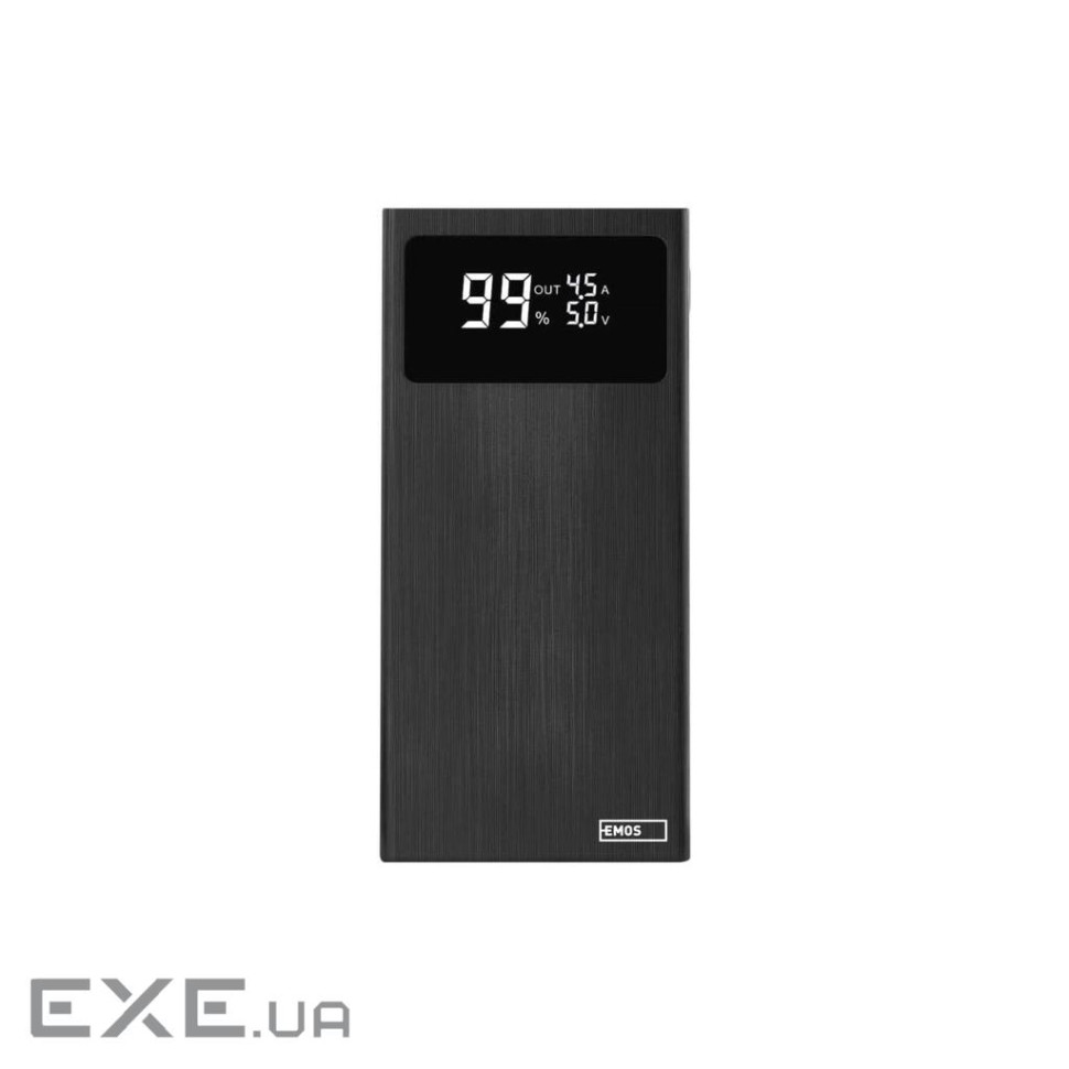 Батарея універсальна EMOS 10000mAh BETAQ 10, 22.5W, black (B0531B)