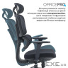 Крісло офісне OfficePro Skyline OC580-B-B-B