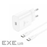 Зарядний пристрій Foneng EU51 (USB-Сх3A) White (EU51-CH-W) + кабель USB Type C