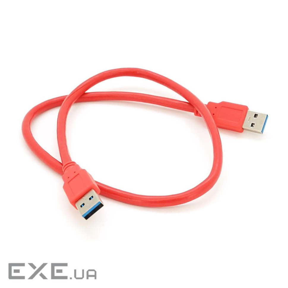Кабель USB 3.0 AM + AM 0.6м, RED (YT-3.0AM+AM-0.6R)