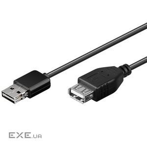 Кабель пристроїв-подовжувач Goobay USB2.0 A M/F 1.8m, AWG28 EASY/M 2xShielded Cu (75.06.9144-20)
