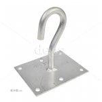 Крюк для плоских пов-тей оцинкований, діаметр прутка 12 мм (КПц -12) (КПц-12)